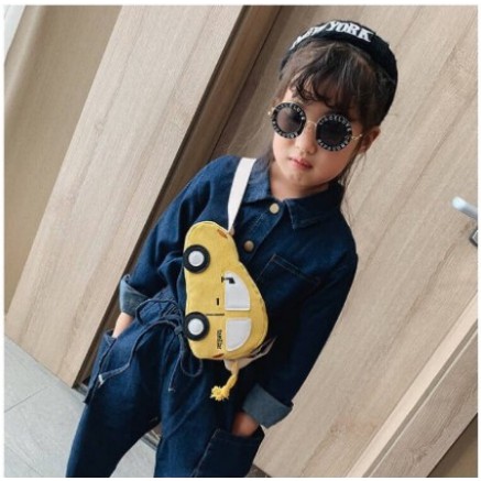 Túi đeo chéo cho bé - Túi đeo chéo hình ô tô cho bé trai bé gái năng động hình ngộ nghĩnh đáng yêu