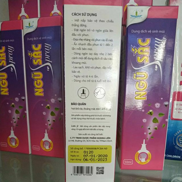Ngũ sắc spray ( dung dịch xịt mũi )