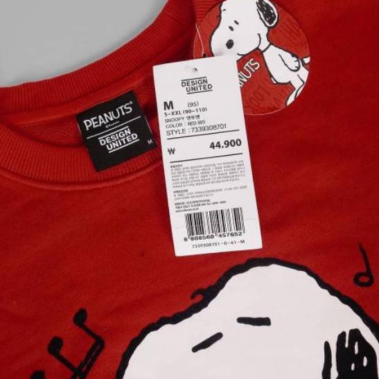 Áo Thun Tay Dài In Hình Snoopy Và Chữ United X Peanut | BigBuy360 - bigbuy360.vn