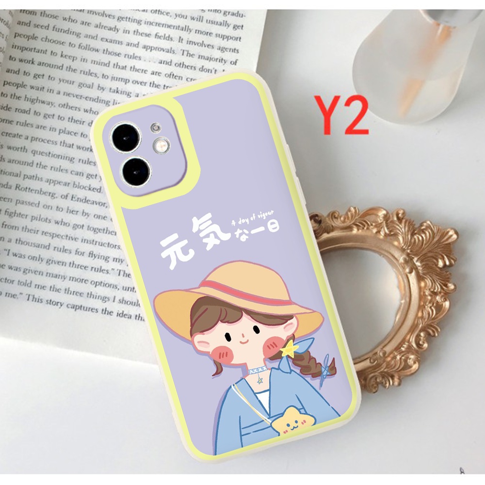 Ốp iphone - Ốp lưng iphone cạnh vuông viền camera Đôi bạn nhật bản dành cho ip 6 đến 14promax - ng016