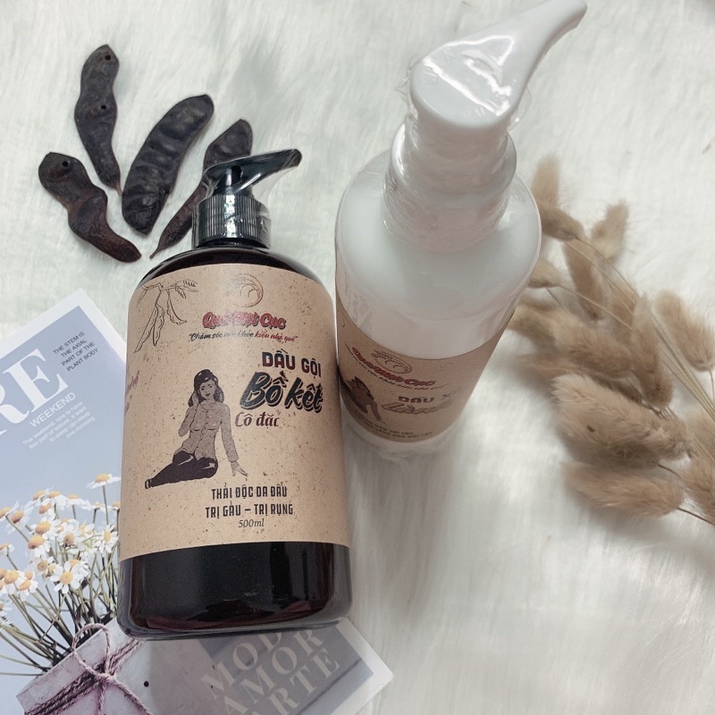 [Mua để nhận quà] Combo Dầu Gội Đầu Bồ Kết Cô Đặc Dầu Xả Lành QUÊ MỘT CỤC sạch gàu hết bết dính tóc dưỡng tóc mềm mượt | BigBuy360 - bigbuy360.vn