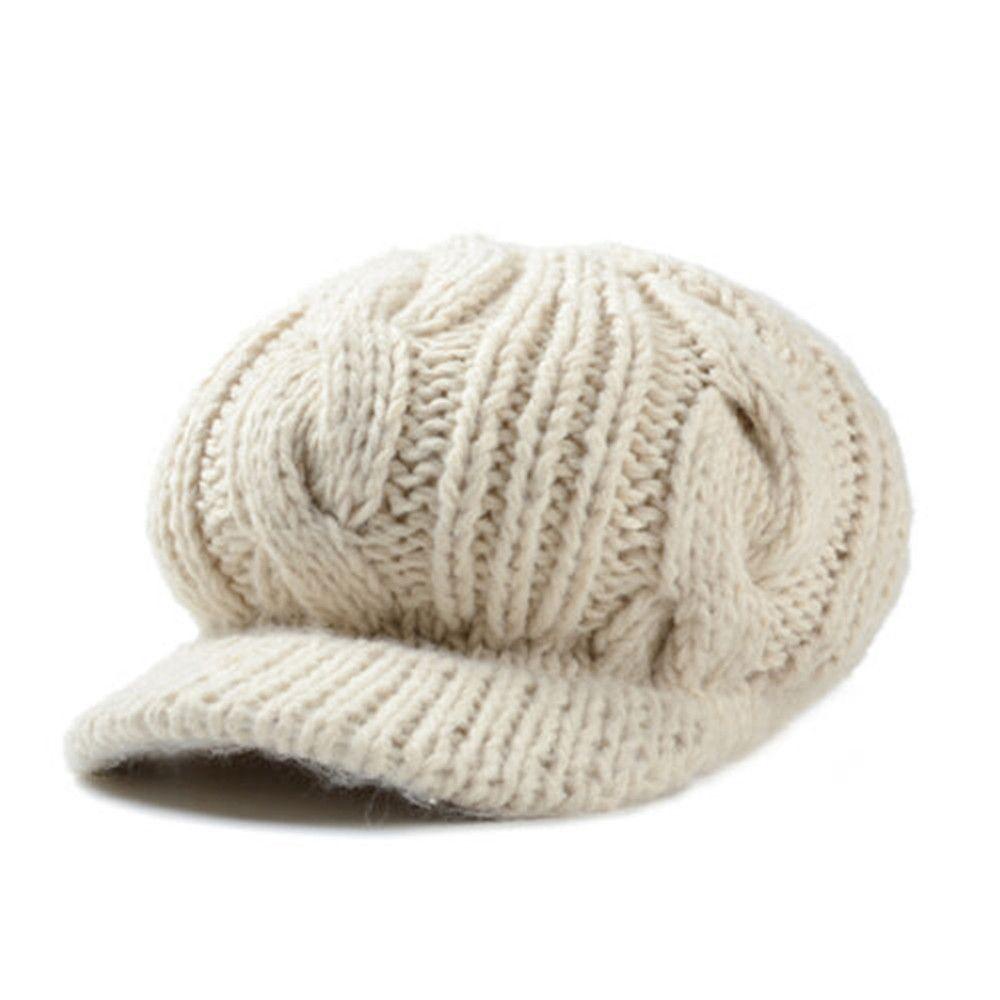 NIUYOU Mũ Beret Dệt Kim Phong Cách Vintage Xinh Xắn Cho Nữ