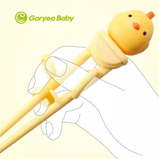 Bộ thìa đũa đĩa Tập Ăn Cho Bé Goryeo Baby Hàn Quốc, Nhựa ABS an toàn tuyệt đối - Thìa đũa đĩa cho bé ăn dặm