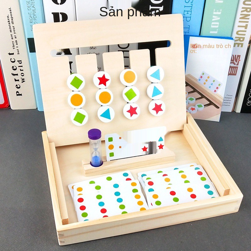 ۩❁Trò chơi bốn màu máy tính để bàn tương tác giữa cha mẹ và con trẻ 4 tuổi Đồ rèn luyện tư duy logic trí tuệ m