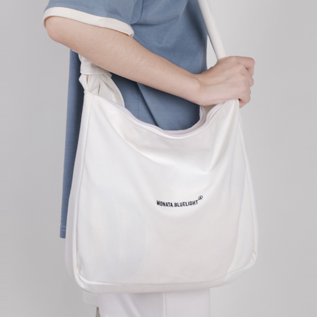 MONATA BLUELIGHT - TÚI MESSENGER CANVAS BAG