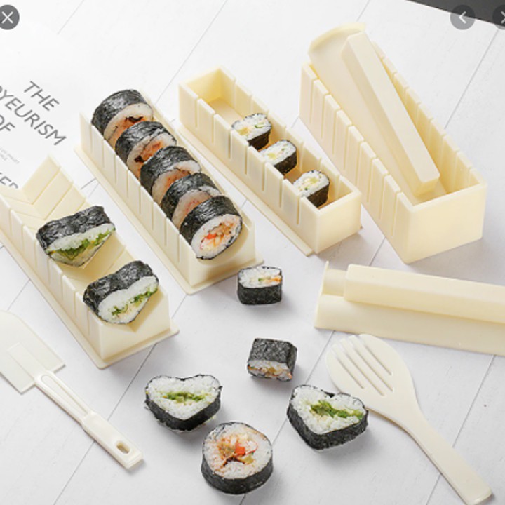 Đồ Làm Sushi Kimbap Cơm Cuộn 10 Món Tiện Lợi (4 Khuôn) TR120 | BigBuy360 - bigbuy360.vn