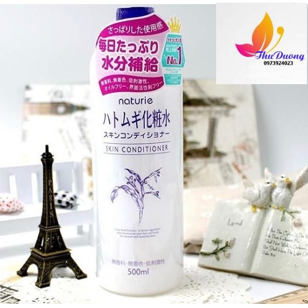 Nước hoa hồng Naturie hatomugi  Skin Conditioner Lotion Nhật Bản