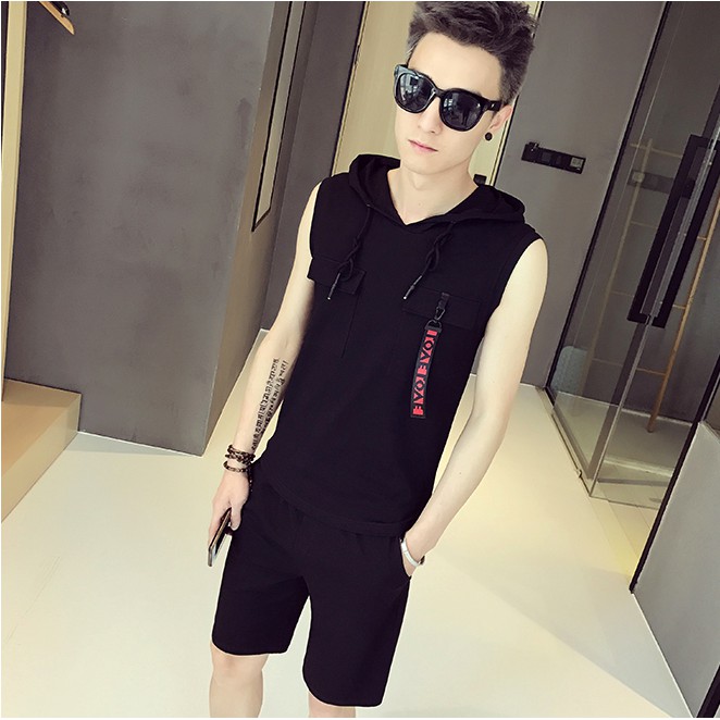 Bộ Quần Áo Hè Nam Cotton - Đồ Bộ Thể Thao | BigBuy360 - bigbuy360.vn