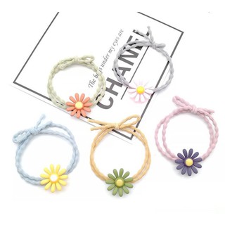 Dây Buộc Tóc Hoa Cúc Daisy Hàn Quốc