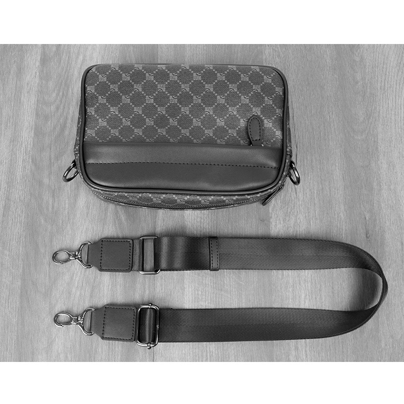 Túi đeo chéo nam nữ da cao cấp RIKY phong cách thời trang đeo vai unisex chống nước