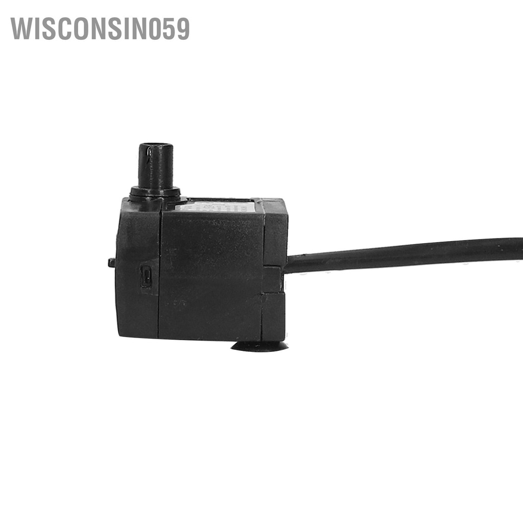 Máy bơm chìm mini Chống khô Bể cá Câm Bộ lọc Thay nước 3W 80GPH EU Cắm AC220‑240V 【Wisconsin059】