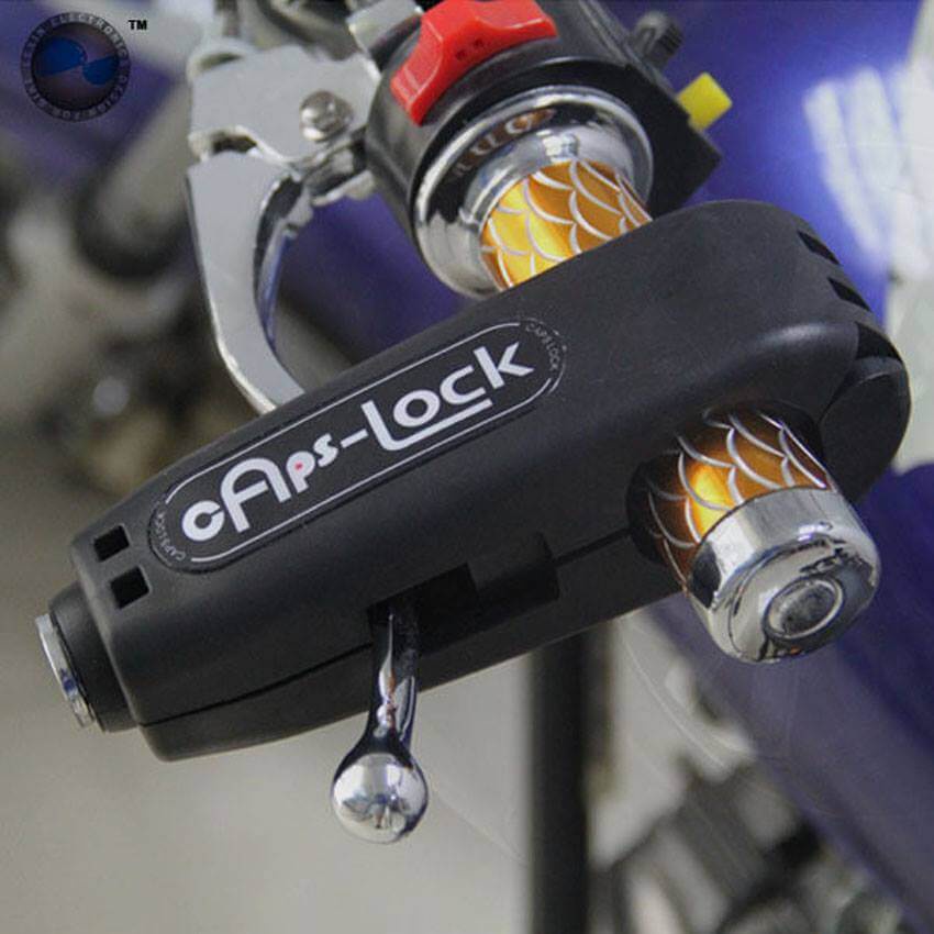 Khóa tay phanh kẹp thẳng chống trộm cho xe tay ga