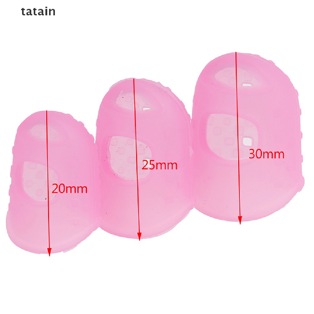 [TAT] Multicolor Silicone Thimble Tip Hollowed Out Breathable Knitting tool DIY craft CVX