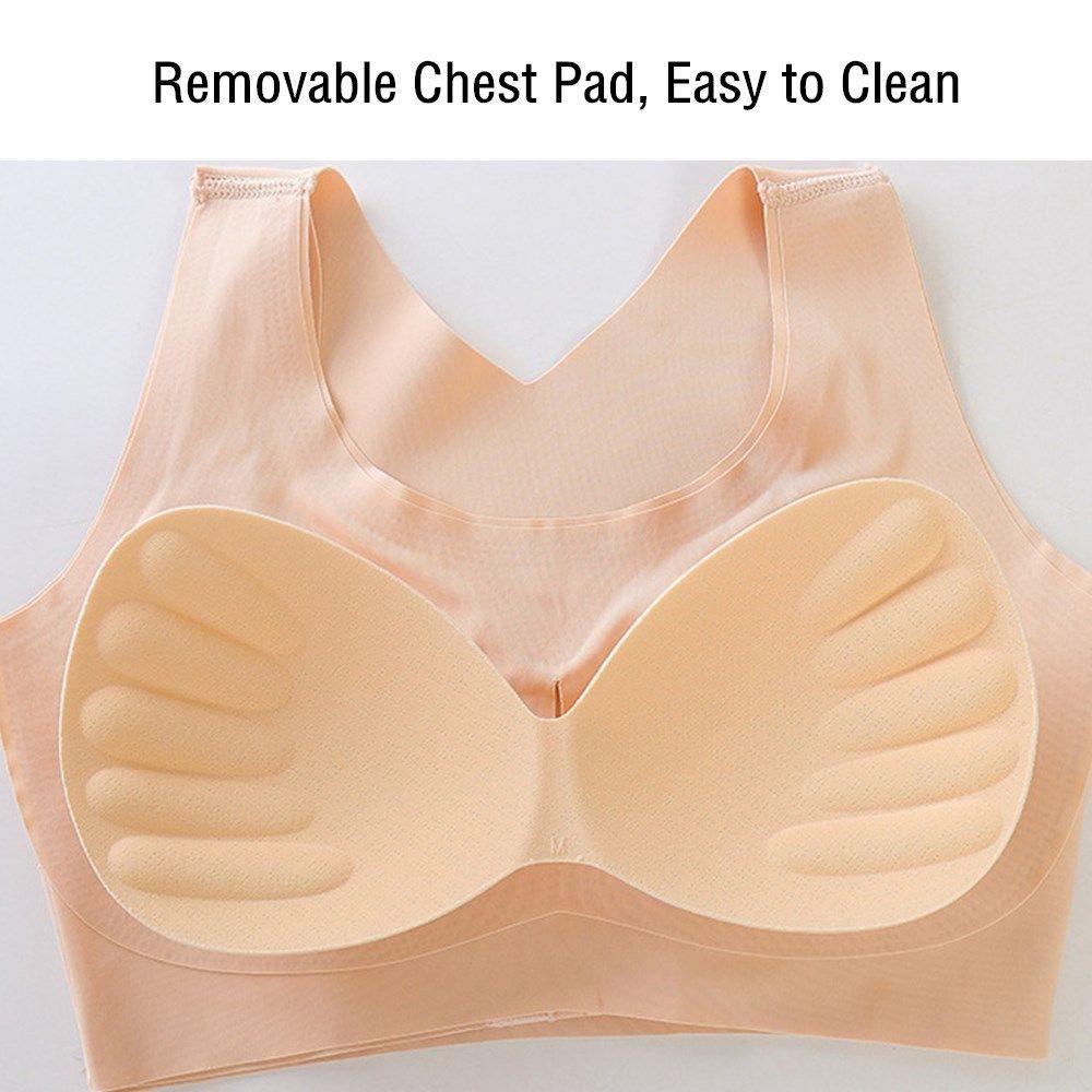 MUVAKO Áo Ngực  Không Tay Nâng Ngực Trước Hỗ Trợ Chăm Sóc Ngực