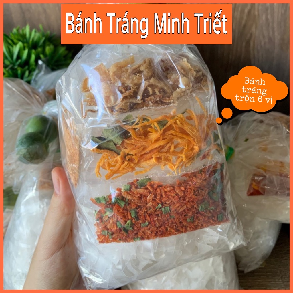 Combo 10 bịch Bánh tráng Trộn 6 vị Tây Ninh chính gốc giá lò !