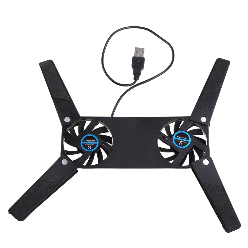 Quạt Tản Nhiệt Đôi Cổng USB Cho Laptop 11-18 inch