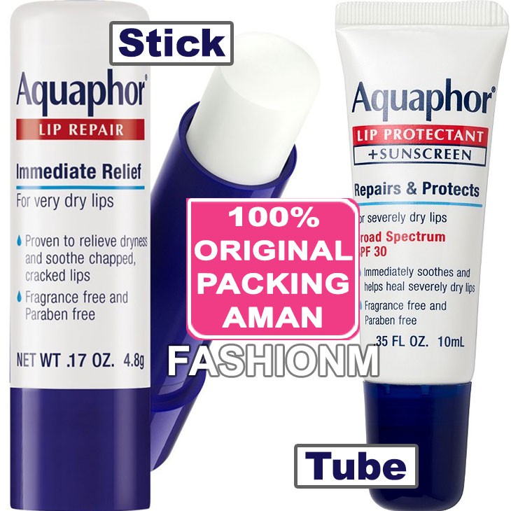 (Hàng Mới Về) Tuýp Kem Chống Nắng Spf 30 + Bảo Vệ Môi Aquaphor