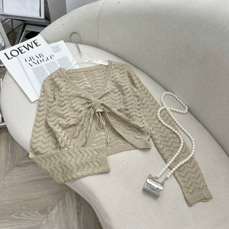 Áo lưới dây rút hàng QC