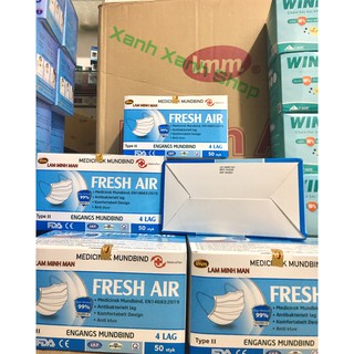 Khẩu Trang Fresh Air Xuất Khẩu Xanh