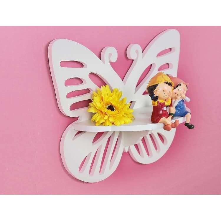 Kệ trang trí treo tường hình bướm Butter Fly