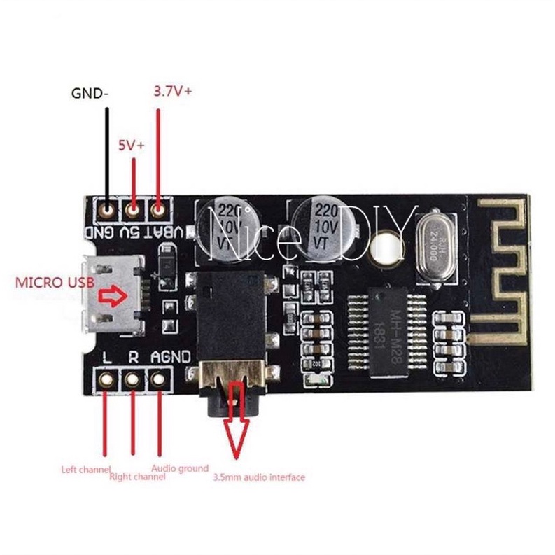 Mạch âm thanh Bluetooth 4.1_5.0.