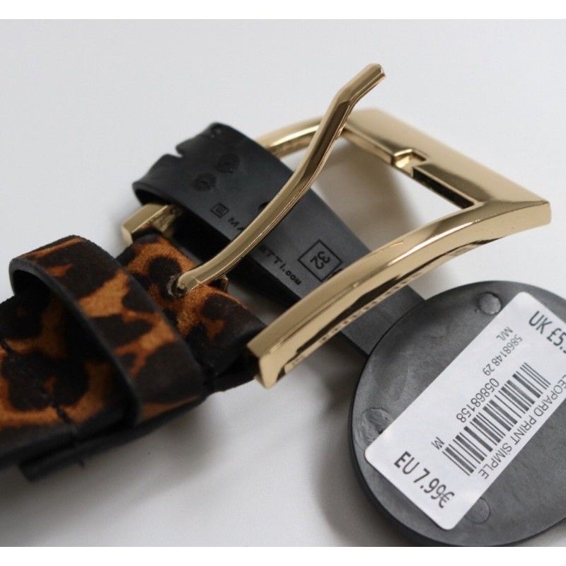 Dây nịt thắt lưng quần bản nhỏ vnxk New Look xuất khẩu dư xịn belt hoạ tiết da báo