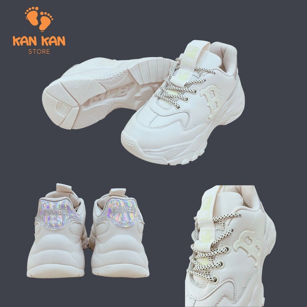 Giầy Thể Thao Nữ KA049 Giày Sneaker Trắng Cổ Thấp Bản Bostom Đẹp Size 36,37,38,39 KanKanStore