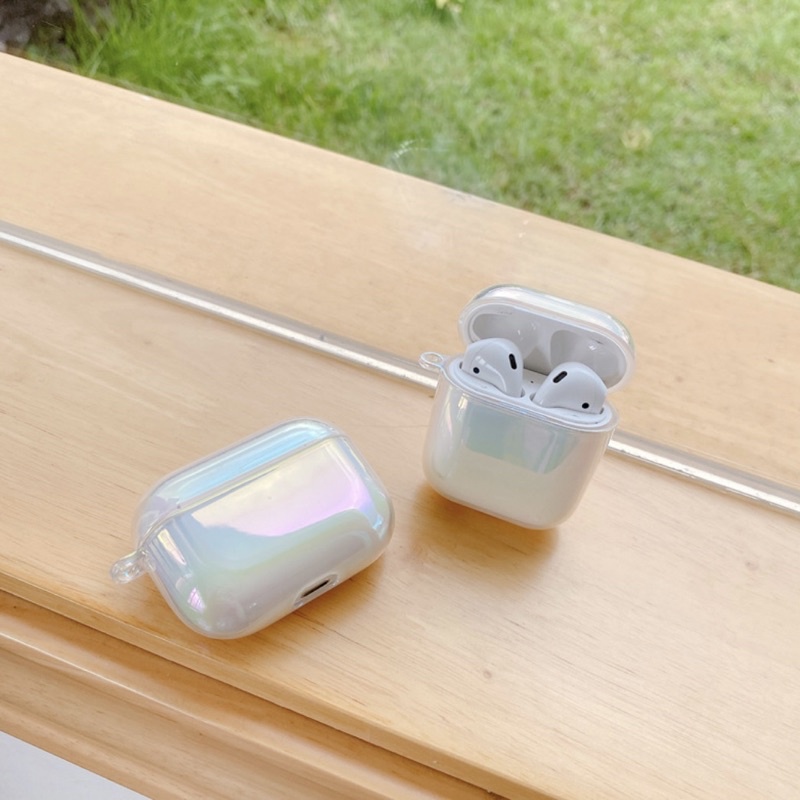 Vỏ bọc airpods dẻo nhiều màu hologram tặng kèm móc