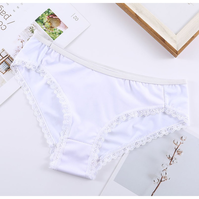 Quần lót lưng thấp kiểu dáng mới phối ren dành cho nữ | BigBuy360 - bigbuy360.vn