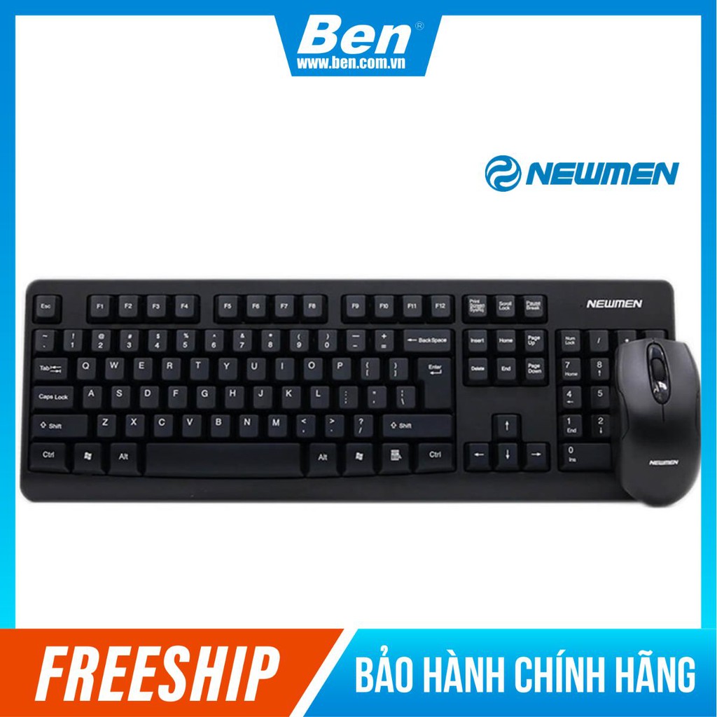 Bộ bàn phím chuột máy tính không dây Newmen K122 - Hàng Chính Hãng