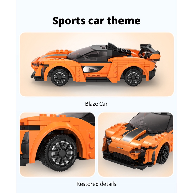 Mô hình technic lập trình điều khiển từ xa  Cada C51075W 295 chi tiết tương thích 9686 Siêu Xe Blaze Car BH 1:1