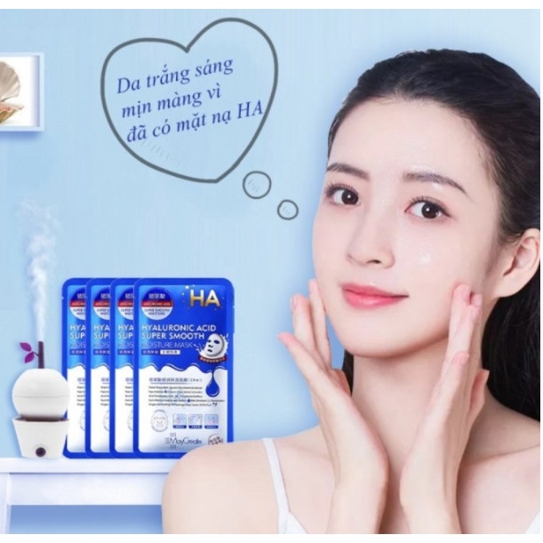 Mặt Nạ HA Maycreate Dưỡng Ẩm Trắng Da Mẫu Mới Xanh Hoặc Tím Lẻ 1 Miếng | BigBuy360 - bigbuy360.vn