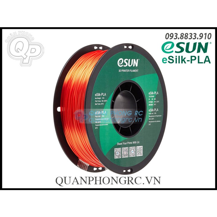 Nhựa In 3D Filament eSUN eSilk PLA 1.75mm 1kg