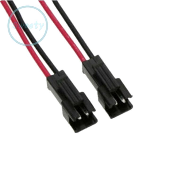 Set 10 dây cáp màu đen/ đỏ 24AWG 2.54mm 2-pin dài 10cm