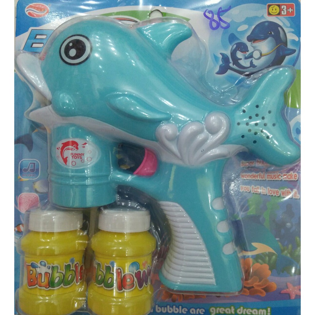 Đồ chơi bắn bong bóng cá heo
