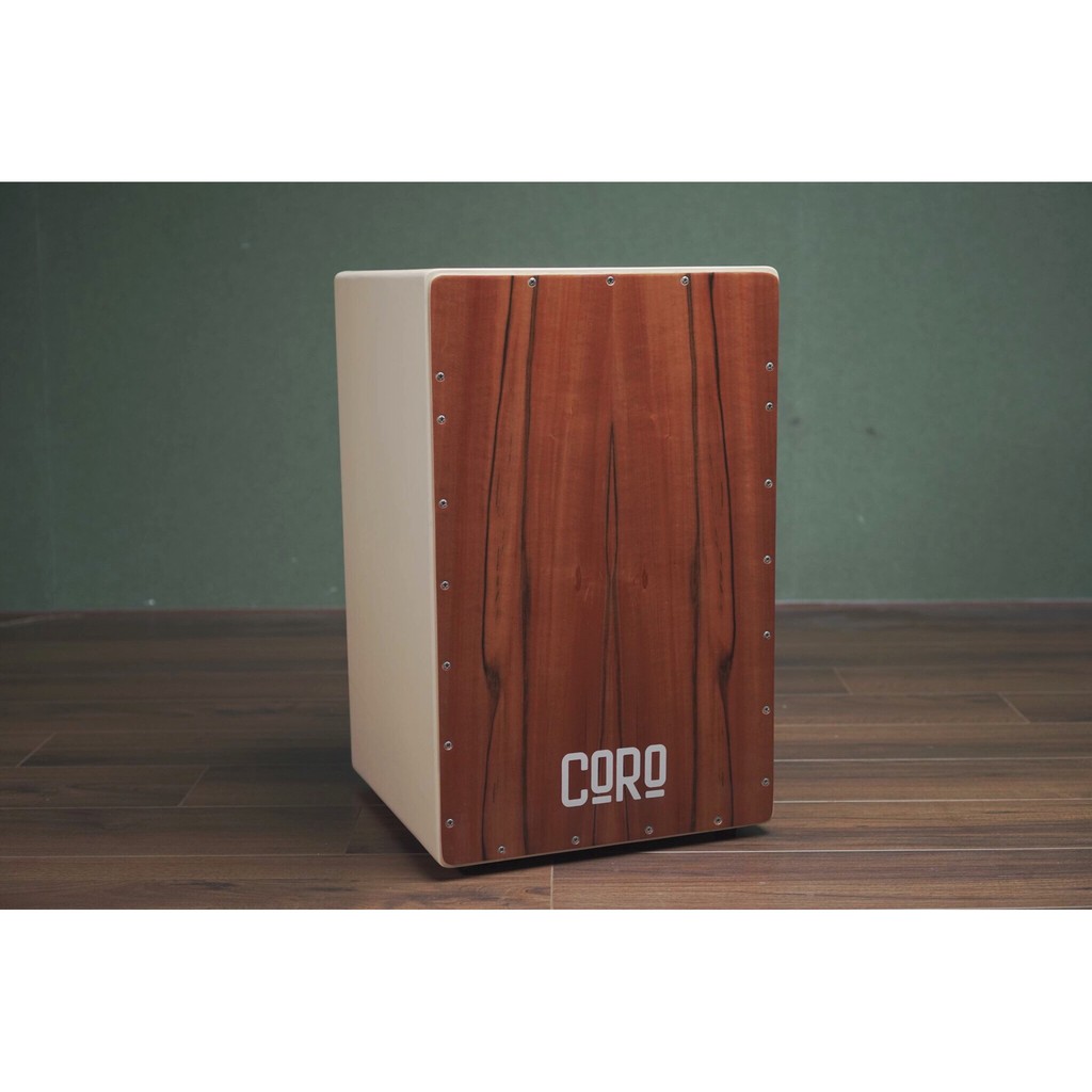 Trống Cajon cao cấp [ Thương hiệu Coro Japan ] - Tặng khóa học trống online + Bao chống thấm cao cấp - Mã SP: R-02