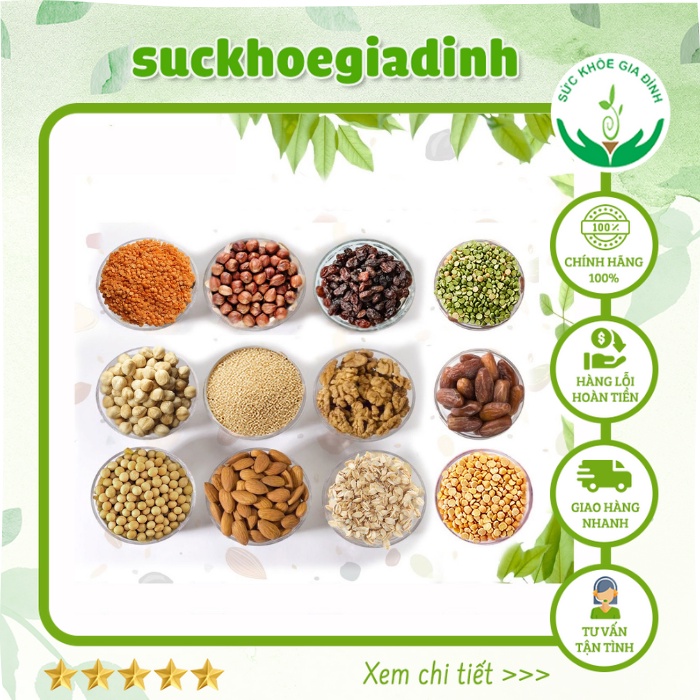 Hạt Dinh Dưỡng Hữu Cơ Gói Share 50g/100g