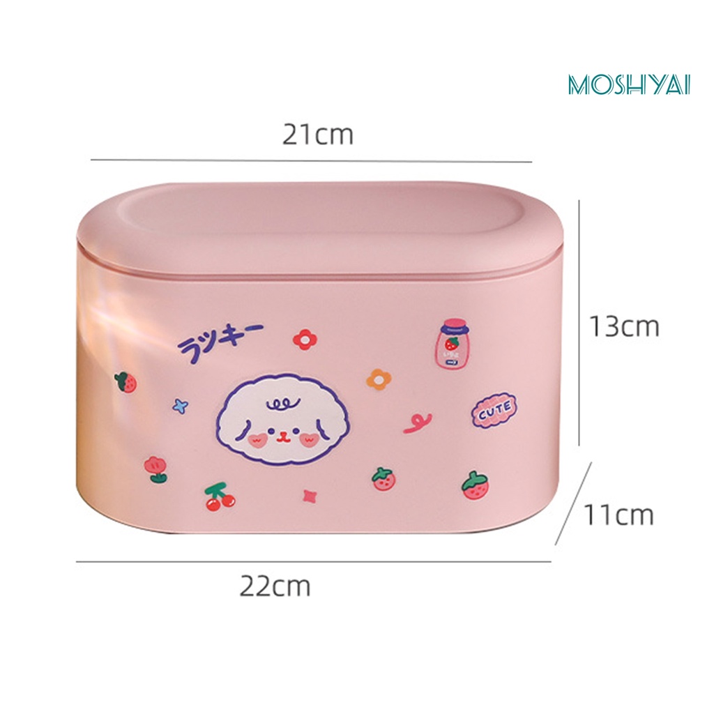 Thùng Rác Để Bàn Bằng PP Sức Chứa Lớn Tiết Kiệm Không Gian