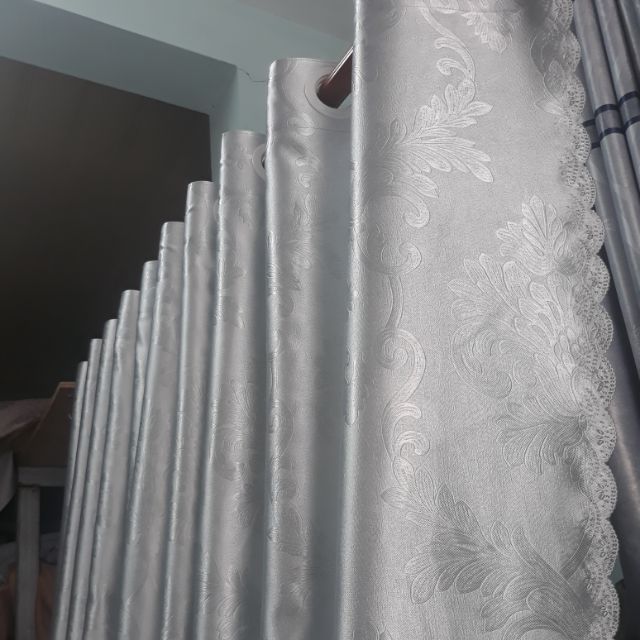 rèm xám bạc may theo y cầu 🎈🎈🎈