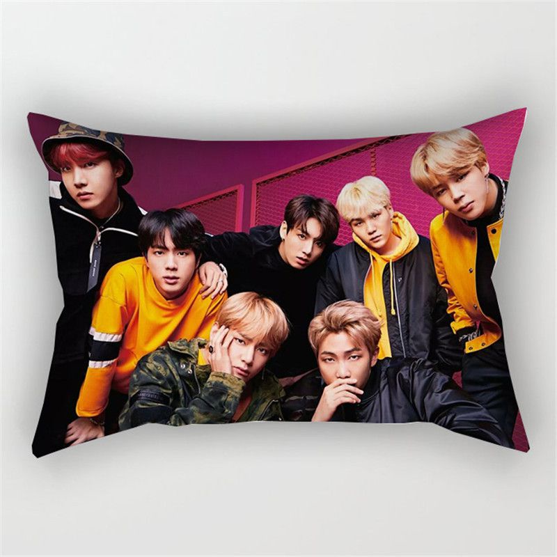 Vỏ Gối Vuông In Hình BTS Độc Đáo