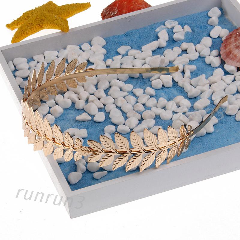 Băng Đô Cài Tóc Hình Lá Olive Phong Cách Vintage