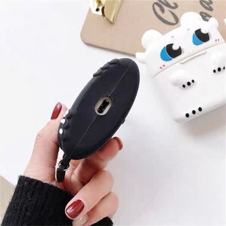 Vỏ Bảo Vệ Hộp Sạc Tai Nghe Airpods I12 Bằng Silicon Họa Tiết Hoạt Hình Ma Đêm Hai Màu Dễ Thương silicone