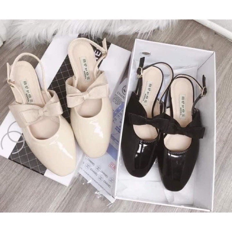 GIÀY BỆT NƠ THỎ_ sẵn kho