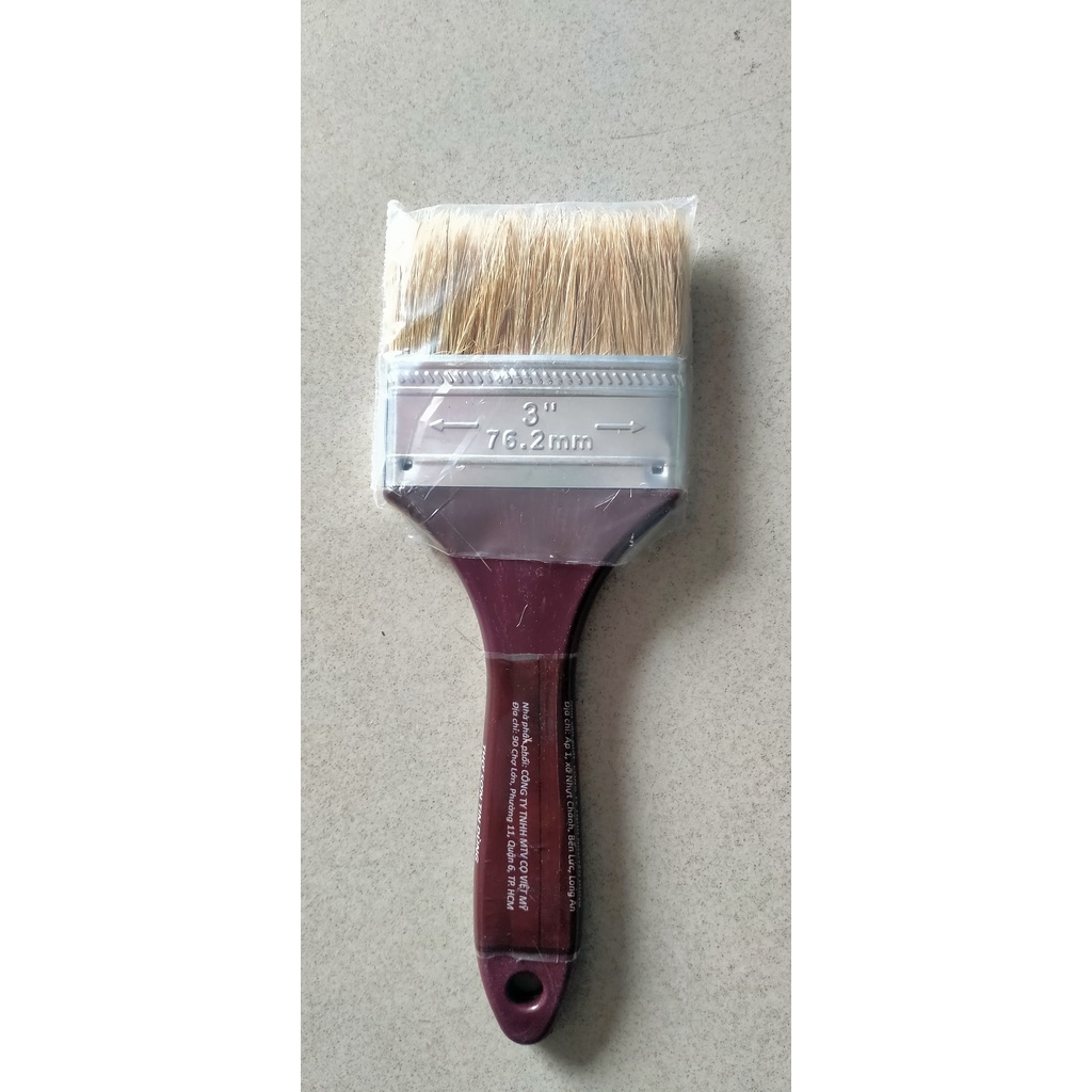 Cọ Quét Sơn Việt Mỹ Cán Nâu Bọc Thiếc mạ Đủ Size. Hakhanhelec