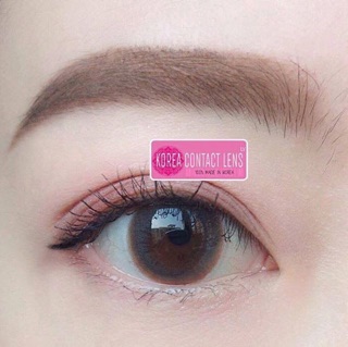 Kính áp tròng + khay gương cute + bộ gắp lens + nước ngâm