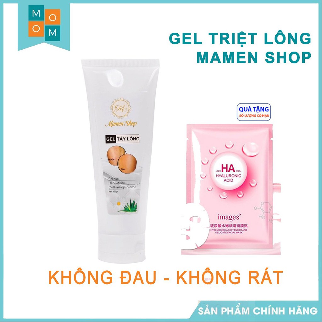 Gel tẩy lông dưỡng trắng không đau không rát triet long Mamen Shop[Hàng chính hãng]