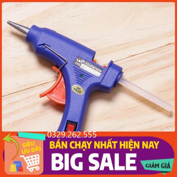 (FreeShip) Súng bắn keo cỡ nhỏ 20w tặng 10 keo nến dài 25cm