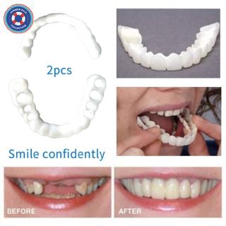 1 Pair Reusable Whitening Dentures Braces Dental Care Accessories