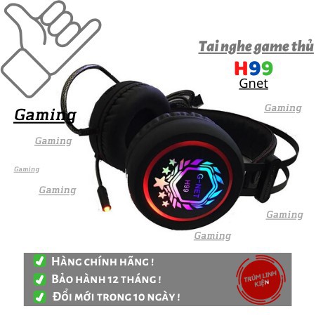 Tai Nghe Chụp Tai Chuyên Game G-net H99 - Hàng chính hãng. Sản phẩm giành cho game thủ đỉnh cao.