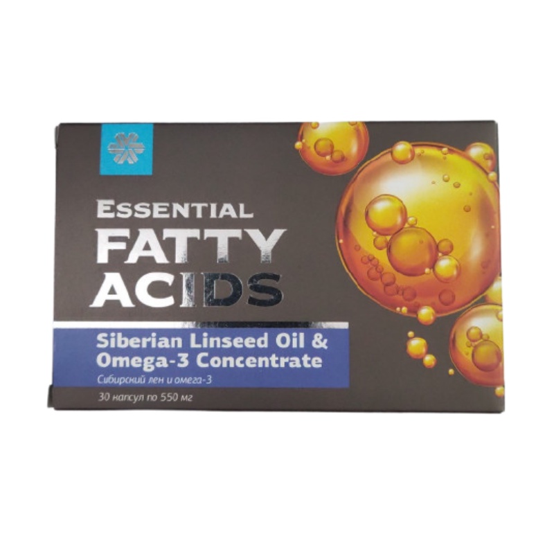 OMEGA Tim Mạch Essential fatty acids Siberian linseed oil & omega3